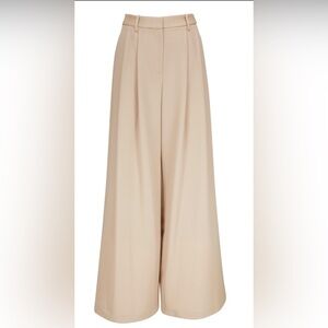Nili Lotan Tan Wide-Leg Pants almost new